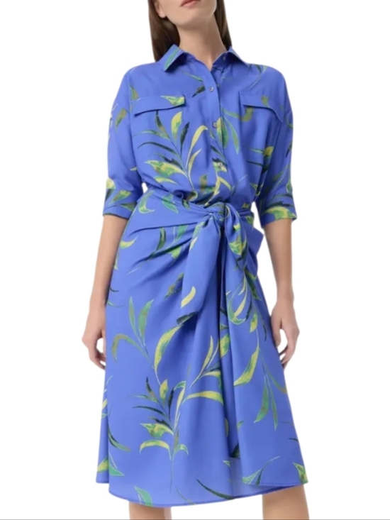 Dee Ocleppo Dresses & Skirts - NWT DO by Dee Ocleppo Bobbi draped midi shirtdress.- M (8/10)       A55